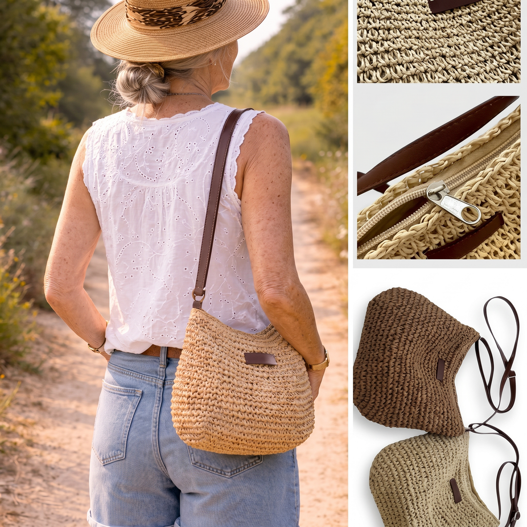 Simona™ | Women's Woven Crossbody Bag