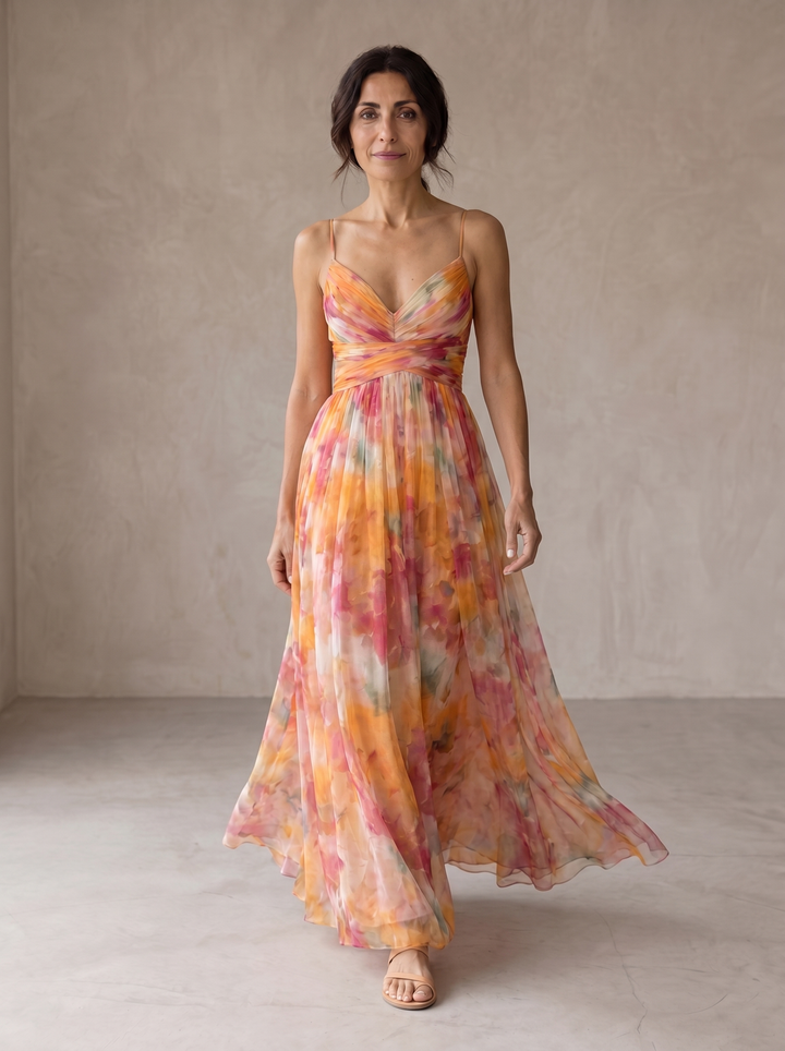 Giselle™ | Women's Floral Print Maxi Dress