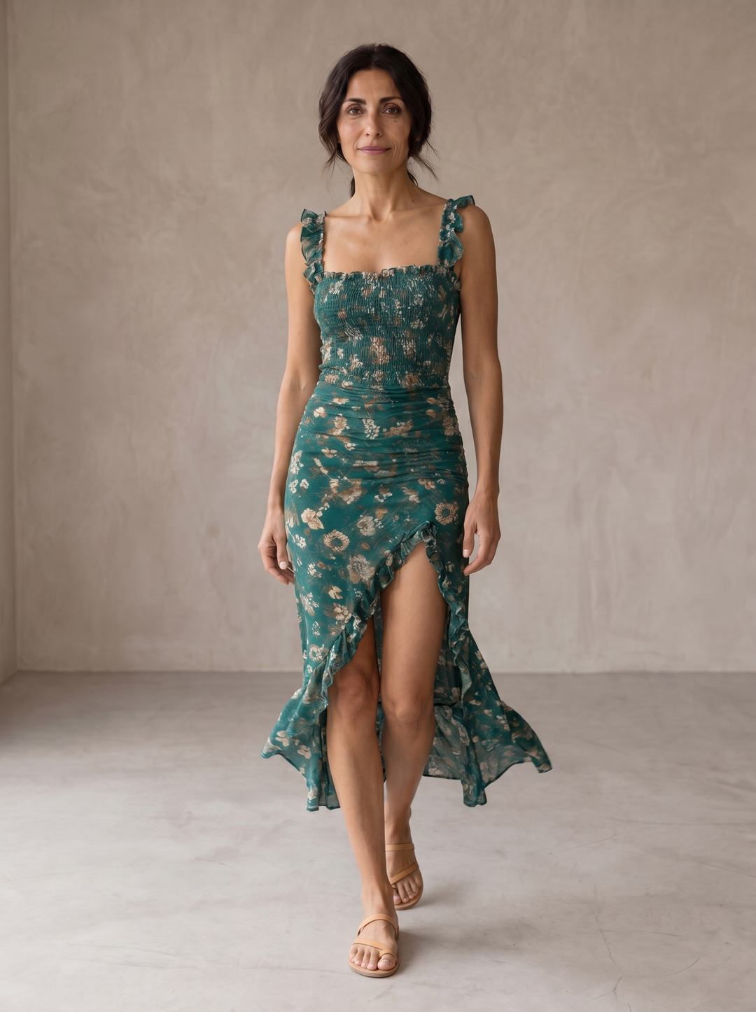 Mayfair™ | Women's Retro Print Midi Dress