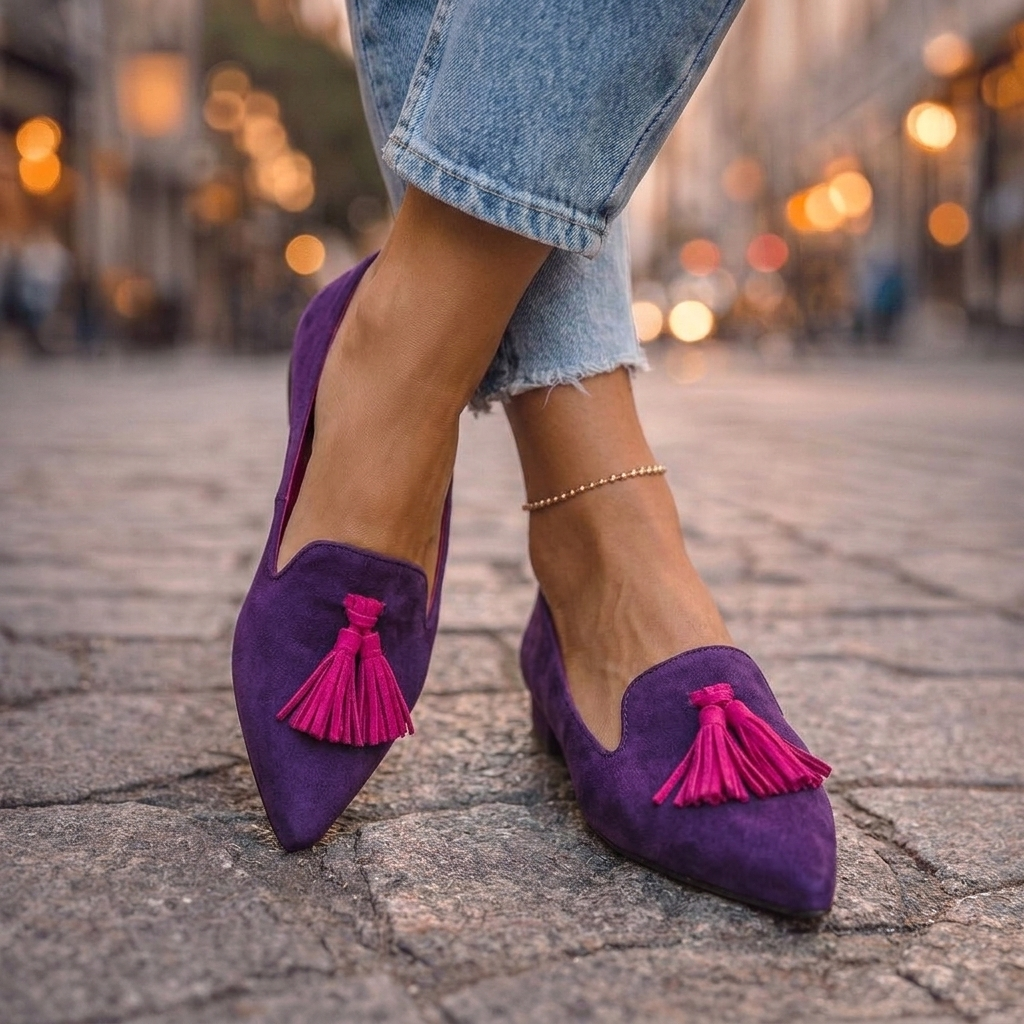 Livia™ | Women's Pointed Slip-On Flats