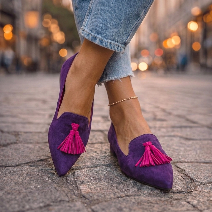 Livia™ | Women's Pointed Slip-On Flats