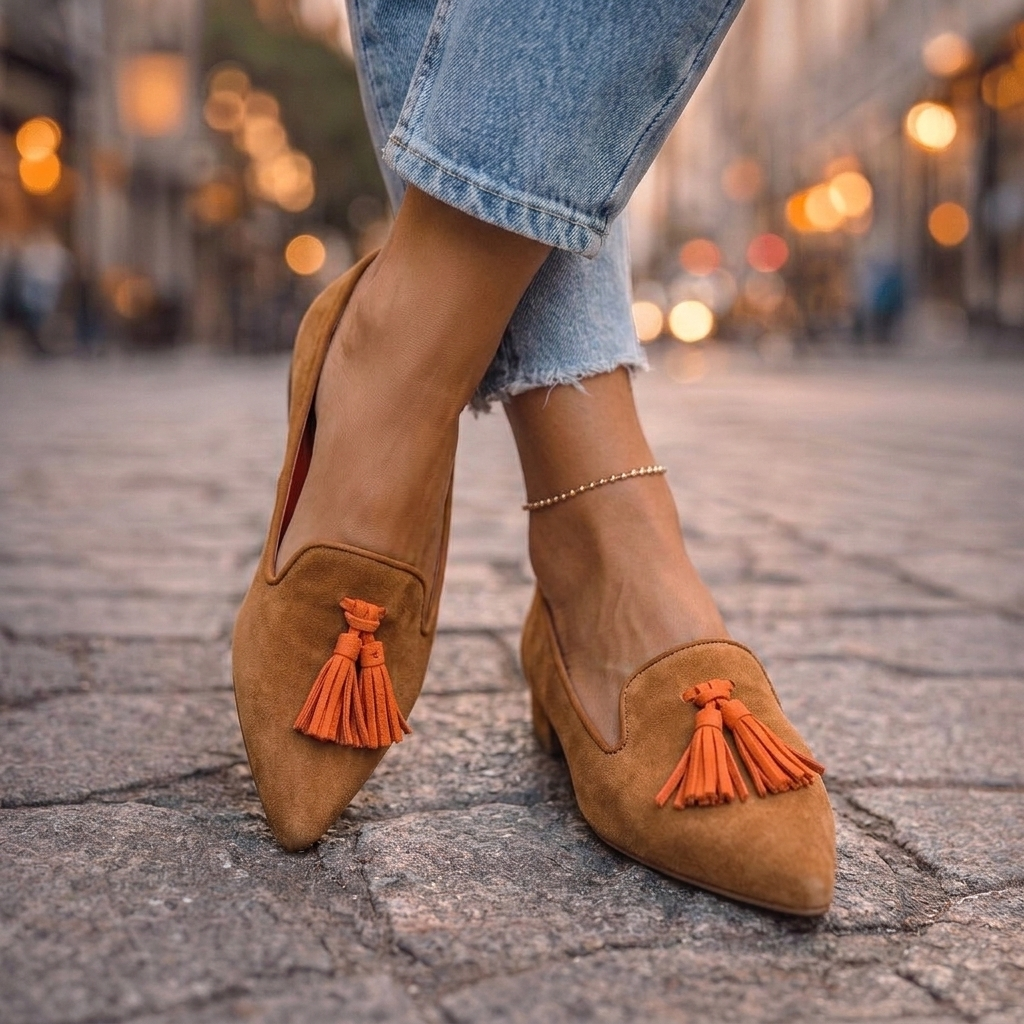 Livia™ | Women's Pointed Slip-On Flats