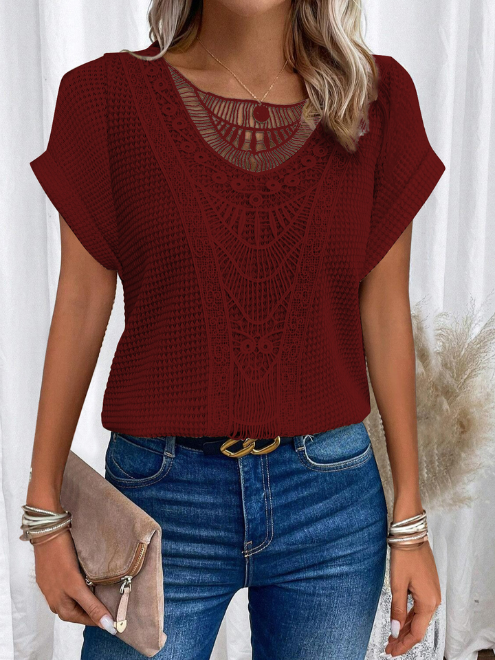 Clara – Crocheted Boho Top