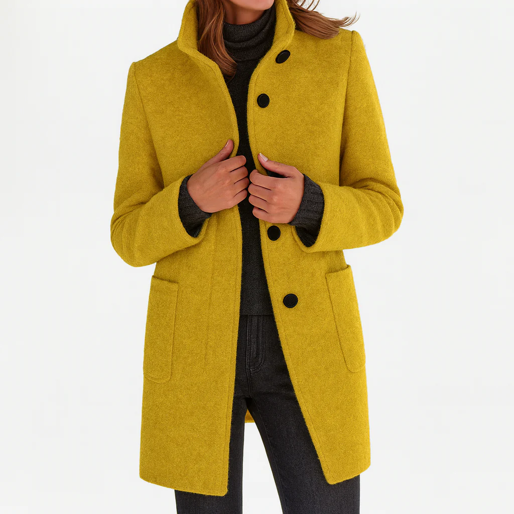 Victoria — Warm, Elegant Coat with a Cosy High Collar