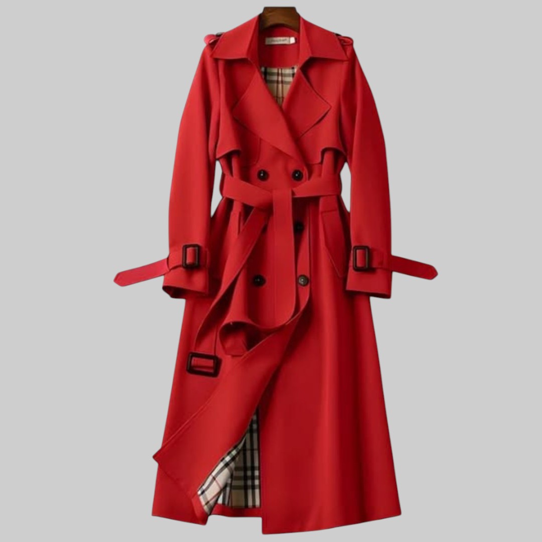 Women's Trench Coat | Belted Double-Breasted Design