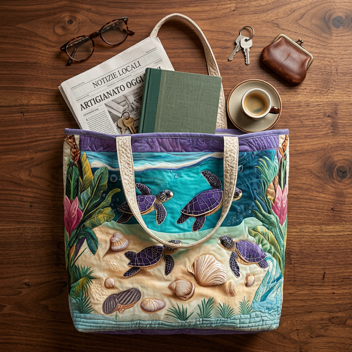 Borsa Trapuntata fantasia laguna – Capiente e Leggera