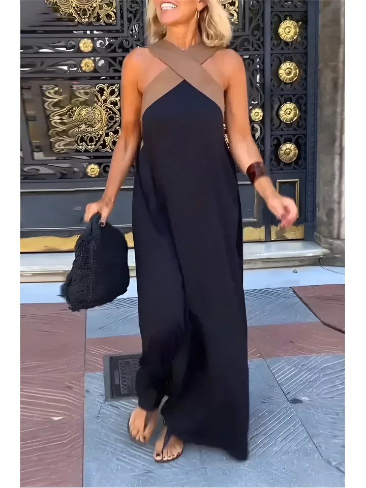 Quirine™ | Women's Wrap-Front Maxi Dress