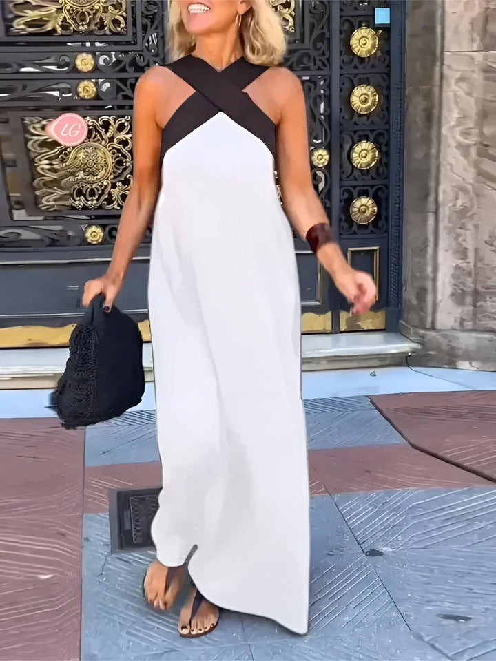 Quirine™ | Women's Wrap-Front Maxi Dress