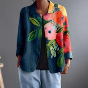 Persephone™ | Women's Floral Button-Front Blouse