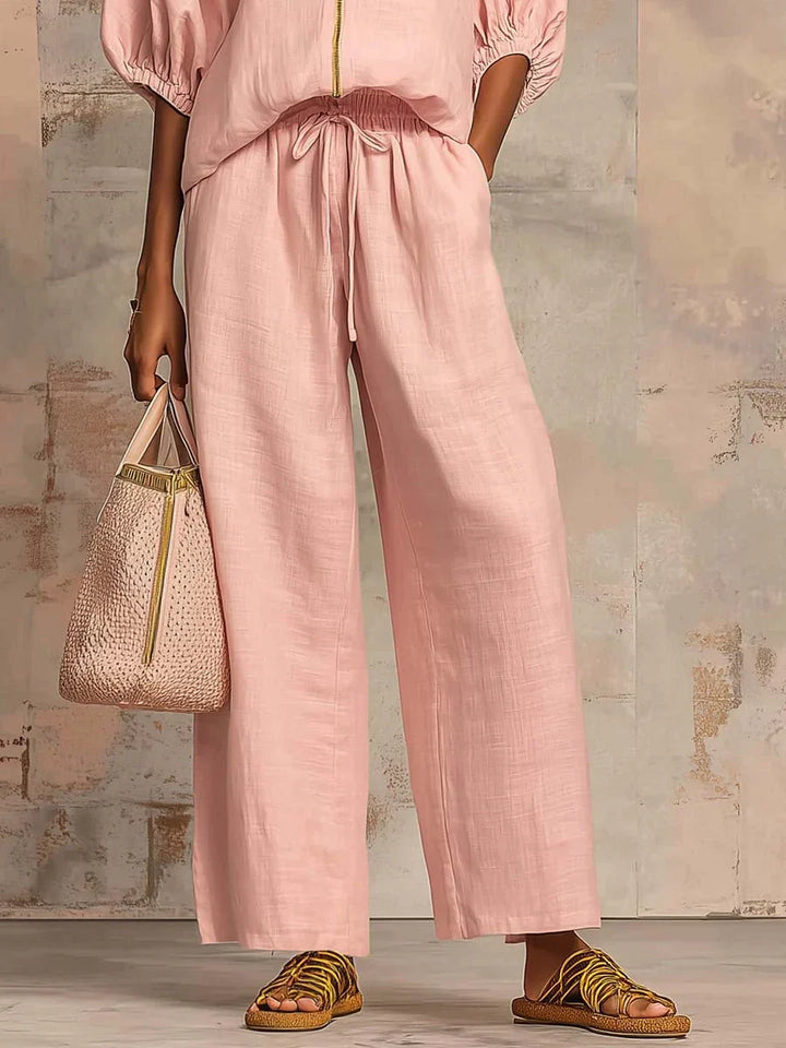 Amélie | Effortless zip-up two-piece set