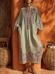 Elena™ | Mediterranean Maxi Dress