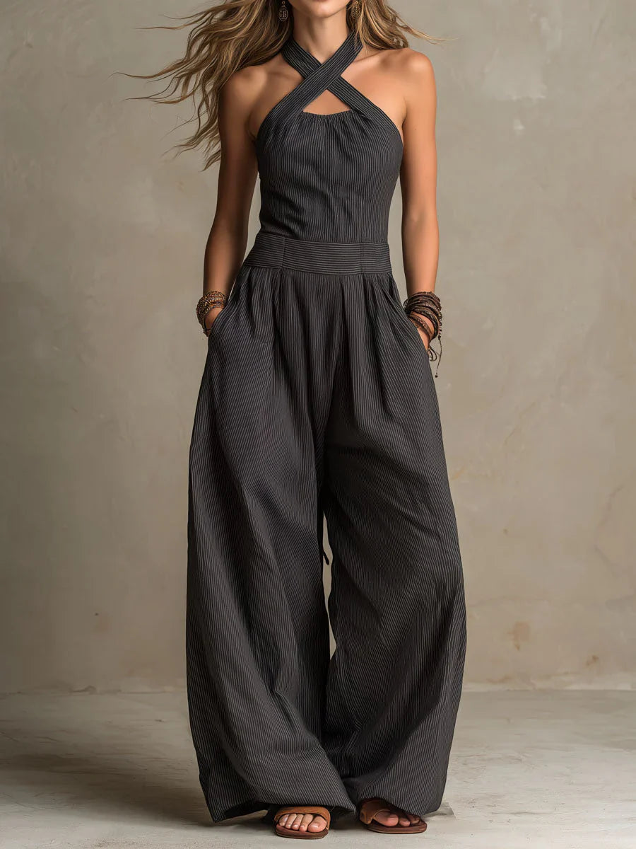 Colette™ | Fluid Open-Back Jumpsuit