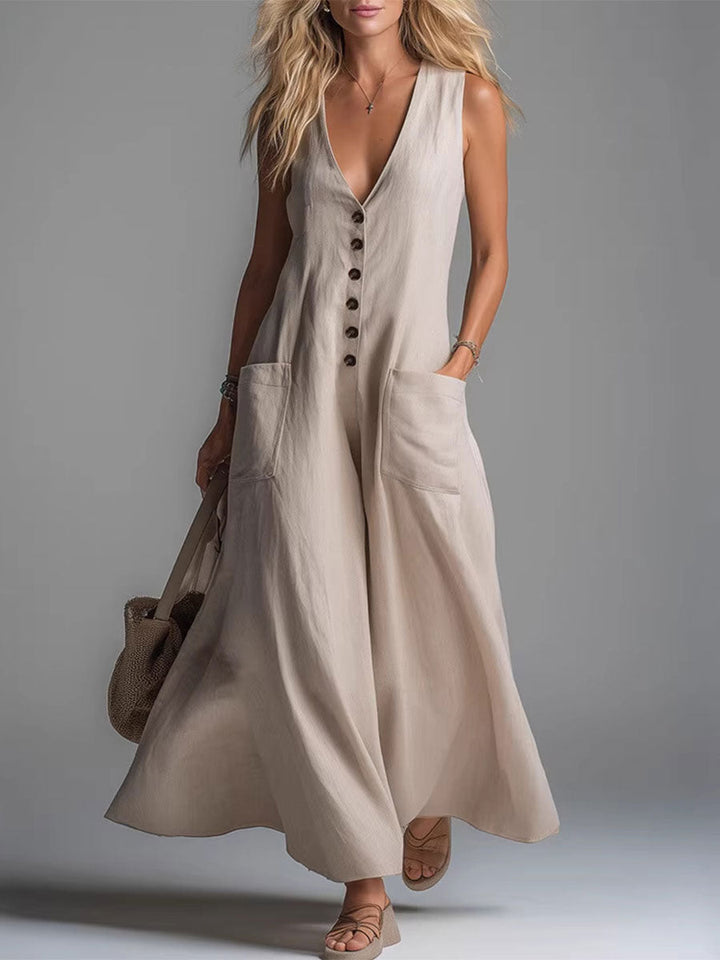Noa™ | Women's Button-Front Maxi Dress
