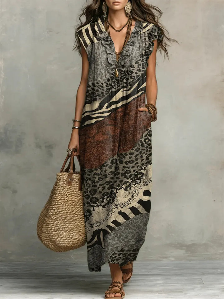Zola™ | Women's Mixed Print Maxi Dress
