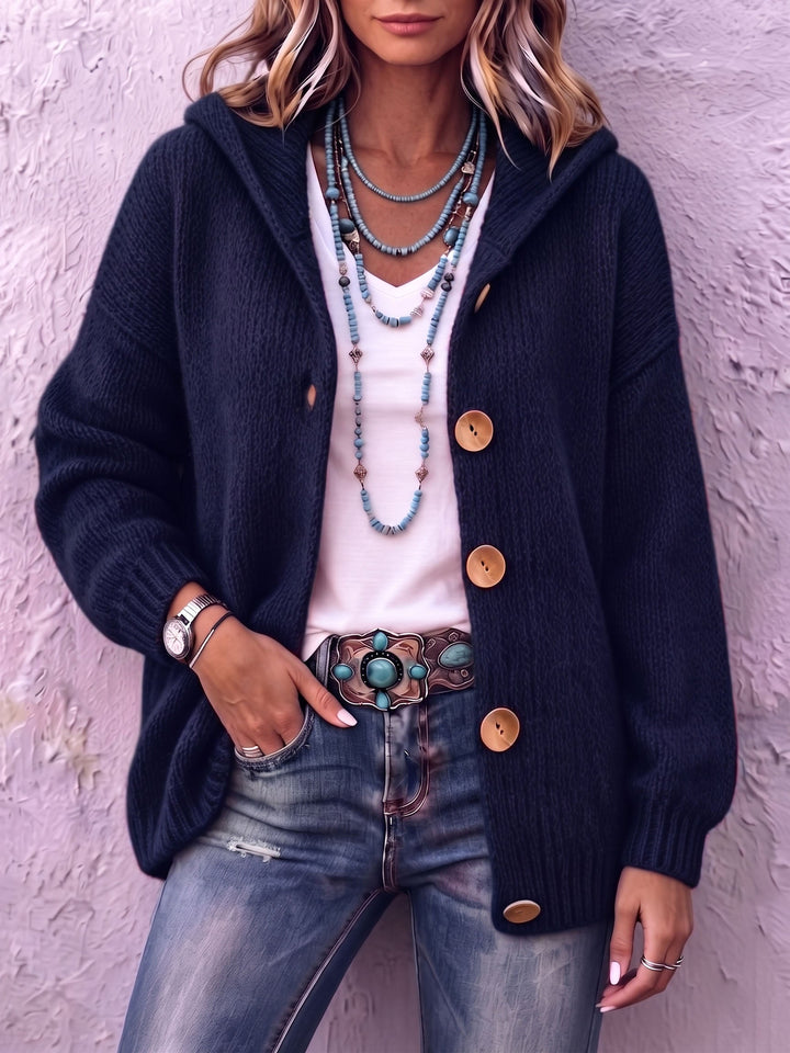 Rosalie™ | Cozy Chic Hooded Knit Cardigan