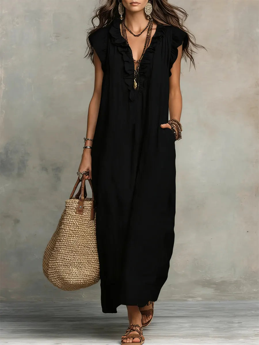 Saoirse™ | Weightless Boho Maxi Dress