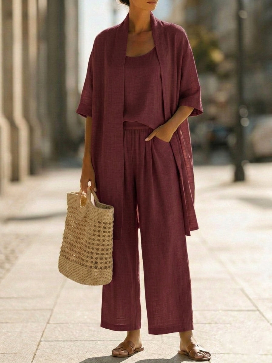 Isa | Effortless three-piece set