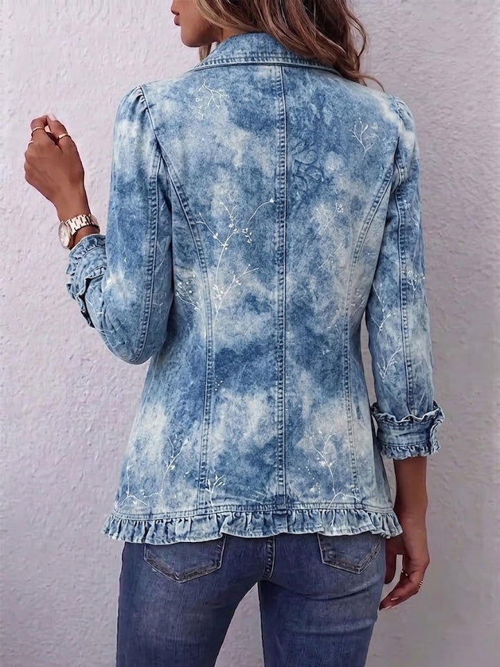 Jemison™ | Women's Vintage Botanical Ruffle Jacket