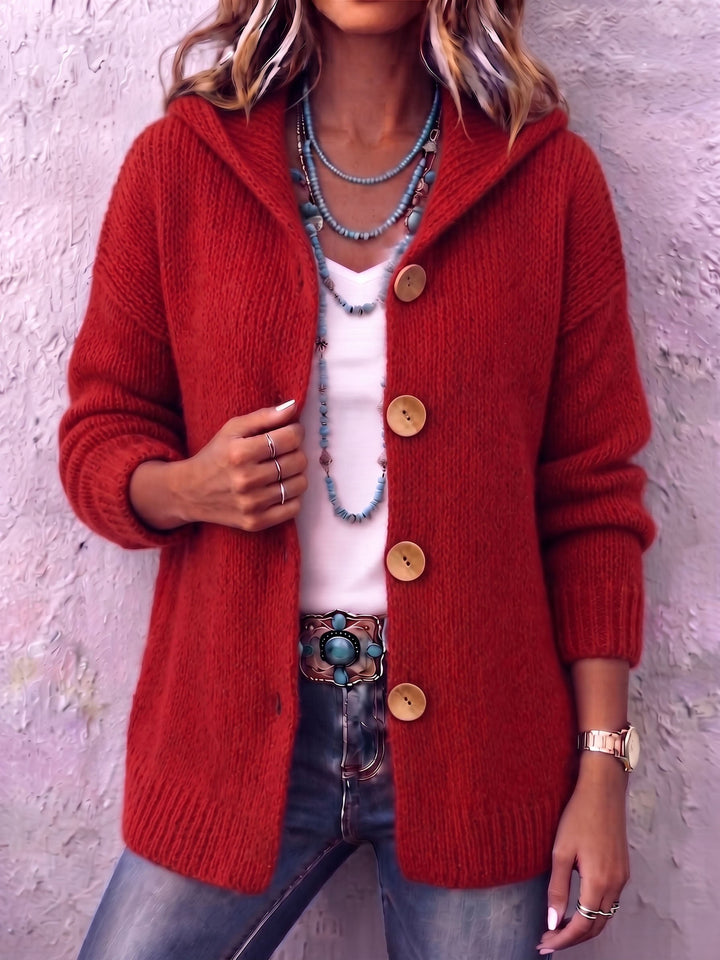 Rosalie™ | Cozy Chic Hooded Knit Cardigan
