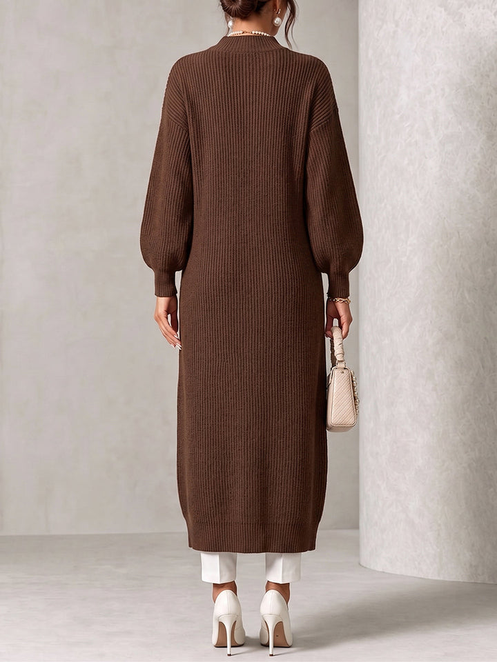 Caslyn™ | Ribbed Knit Button Tunic