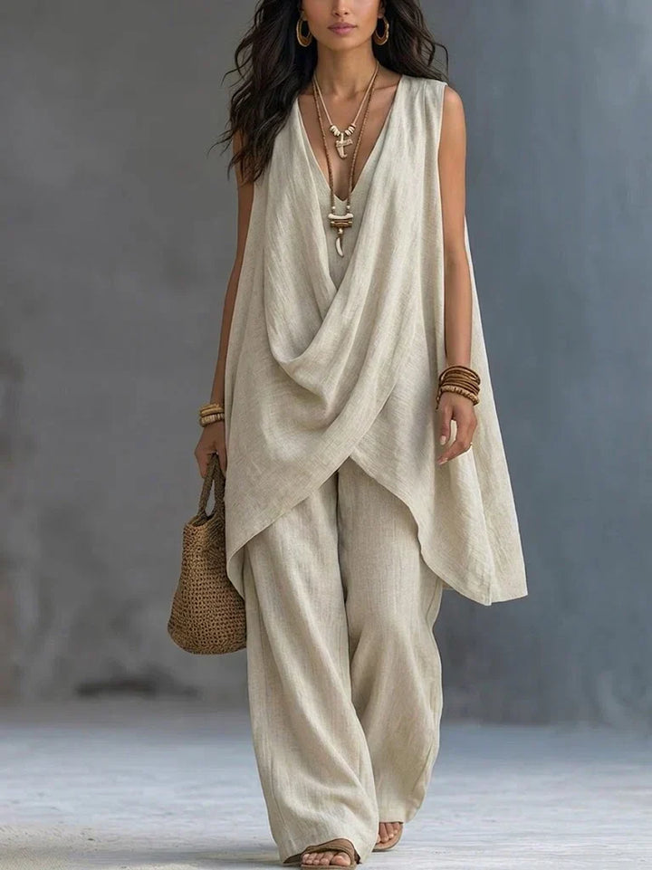 Maeve™ | Boho V-Neck Two Piece Set