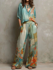 Chiara™ | Floral Flared Trouser Set