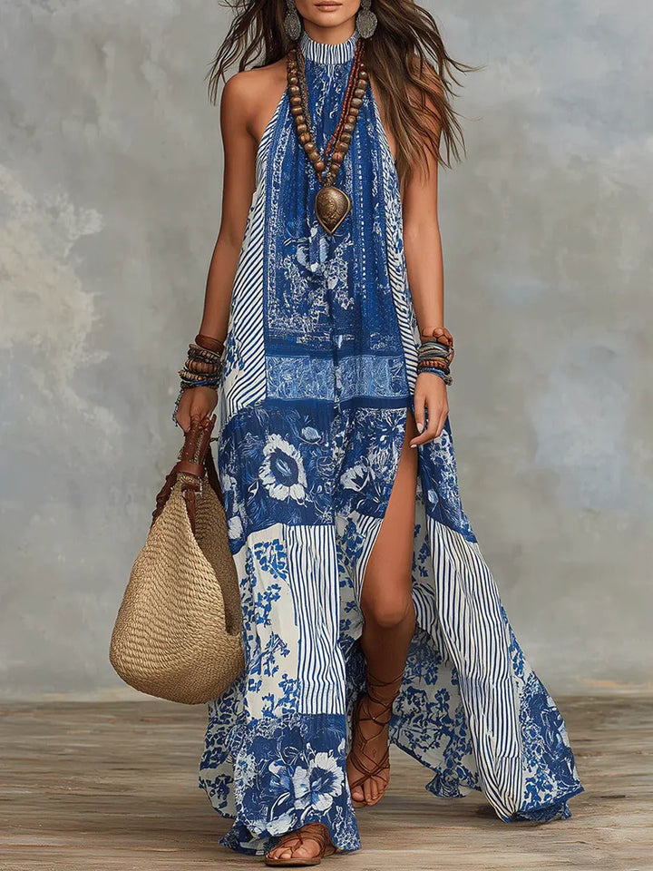 Isla™ | Women's Patchwork Maxi Dress