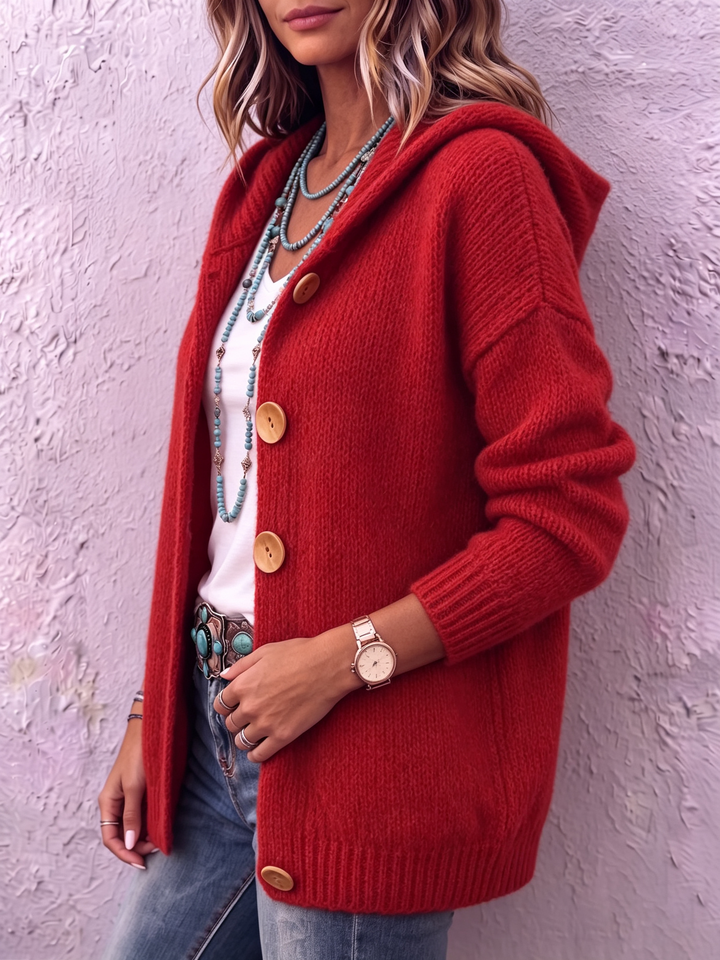 Rosalie™ | Cozy Chic Hooded Knit Cardigan
