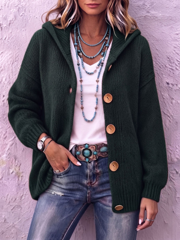 Rosalie™ | Cozy Chic Hooded Knit Cardigan