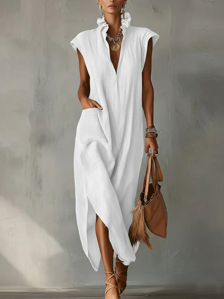 Elara™ | Women's Ruffle Maxi Dress