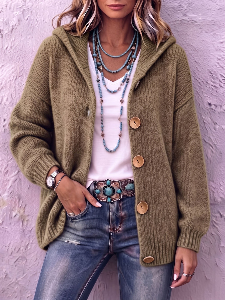 Rosalie™ | Cozy Chic Hooded Knit Cardigan