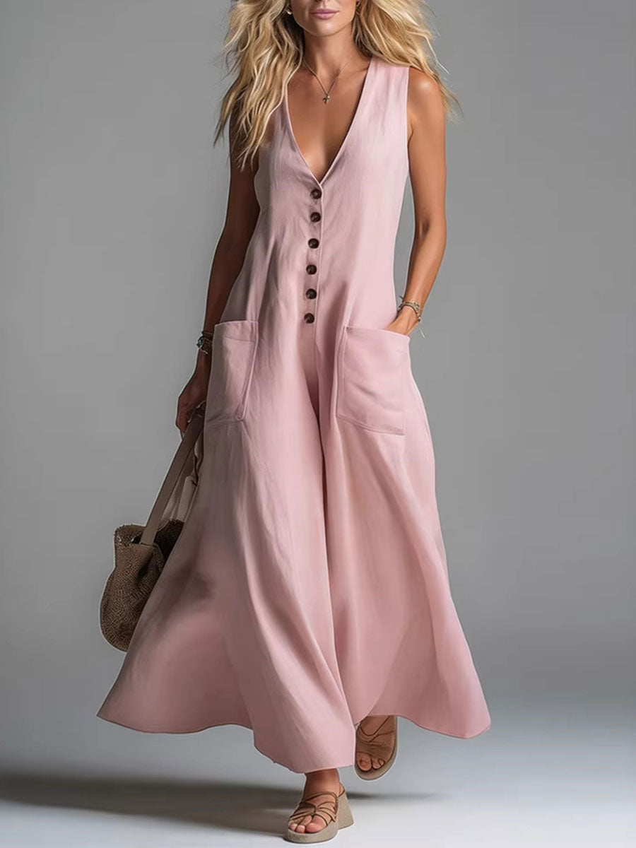 Noa™ | Women's Button-Front Maxi Dress