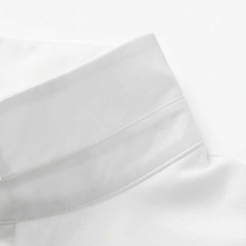 Peggy | Statement Button Blouse – White