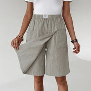 Rosalie™ | Elasticated Waist Skort with Spacious Pockets