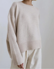Claire | Creme Soft Oversize Sweater