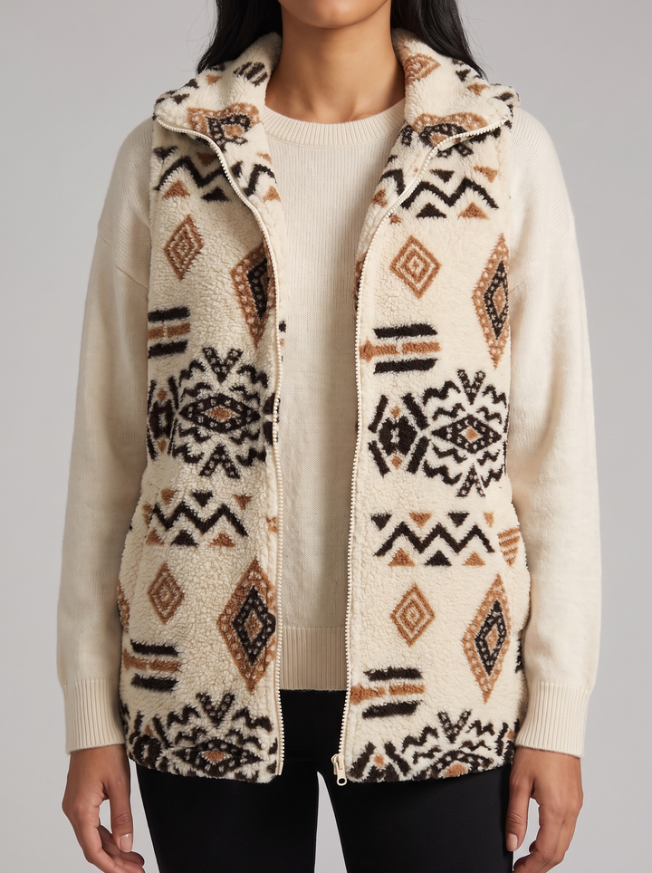 Rosalie™ | Aztec Sherpa Vest