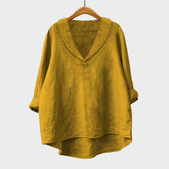 Fleurine™ | Women's V-Neck Blouse