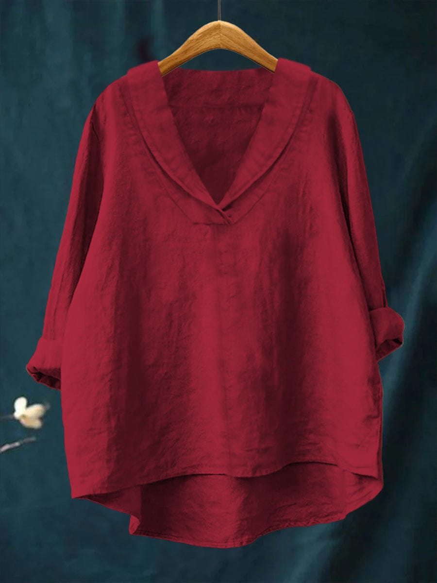 Fleurine™ | Women's V-Neck Blouse