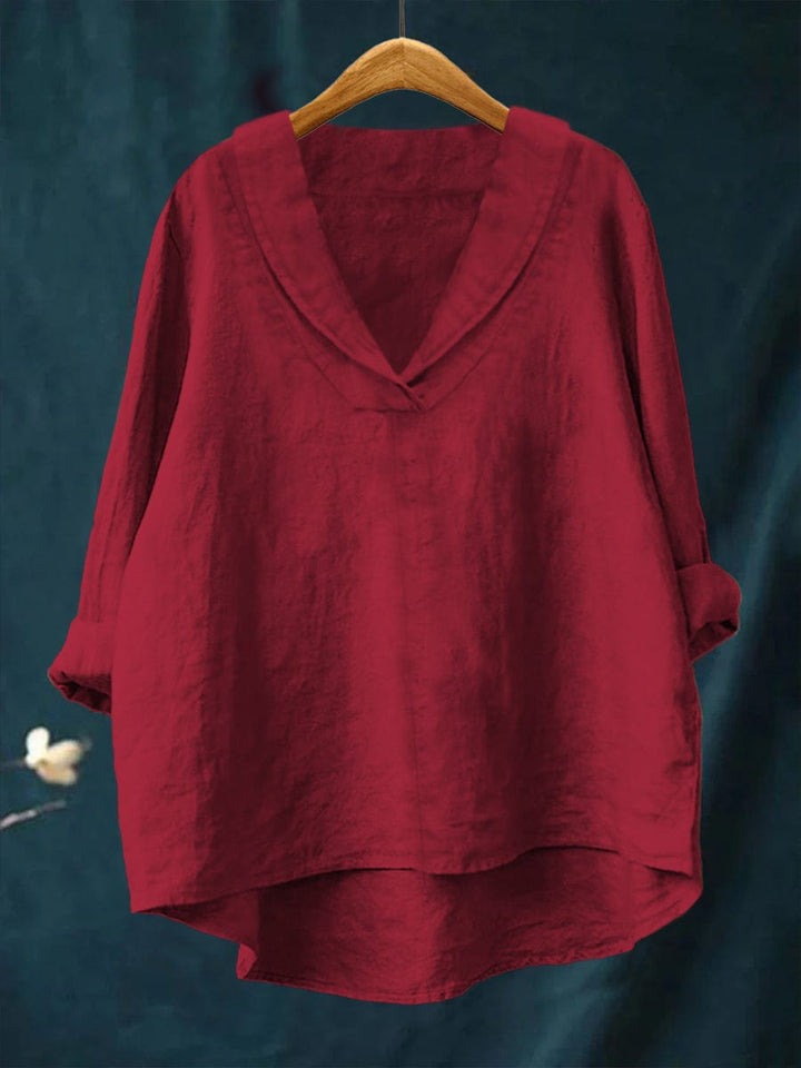 Fleurine™ | Women's V-Neck Blouse
