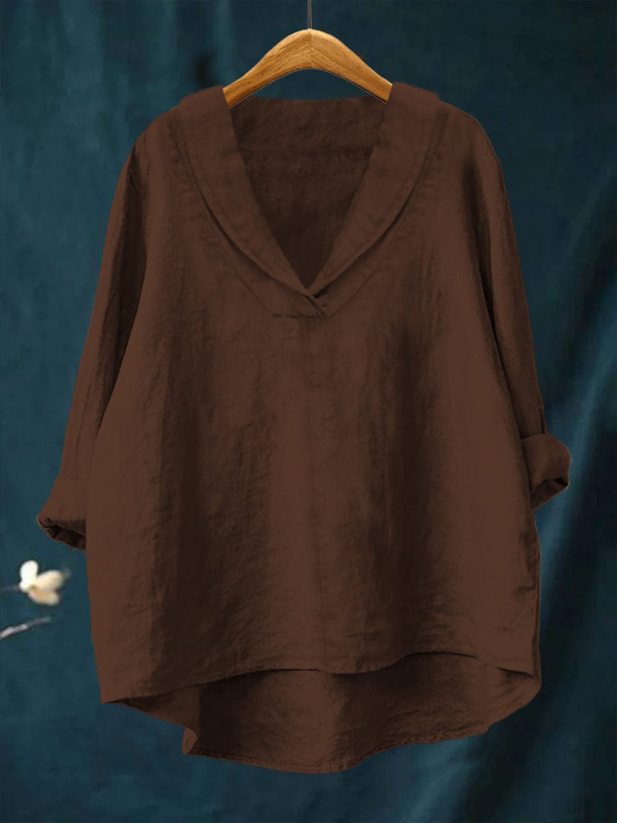 Fleurine™ | Women's V-Neck Blouse
