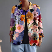 Marguerita™ | Women's Floral Button-Front Blouse