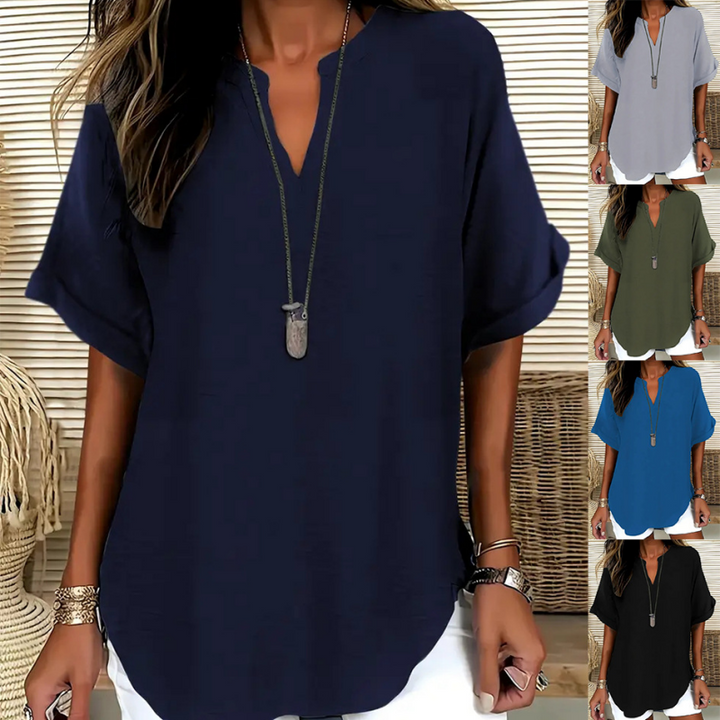 Navine | V-Neck Blouse