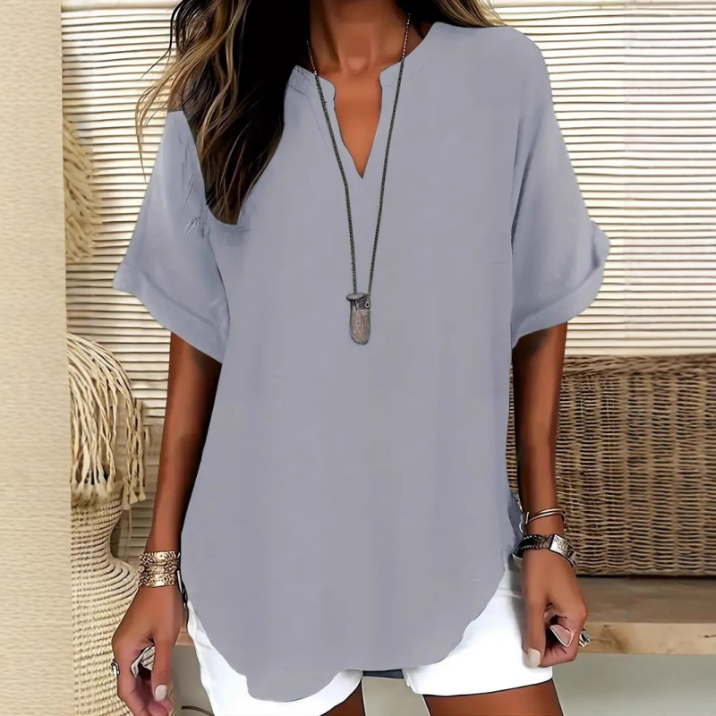Navine | V-Neck Blouse