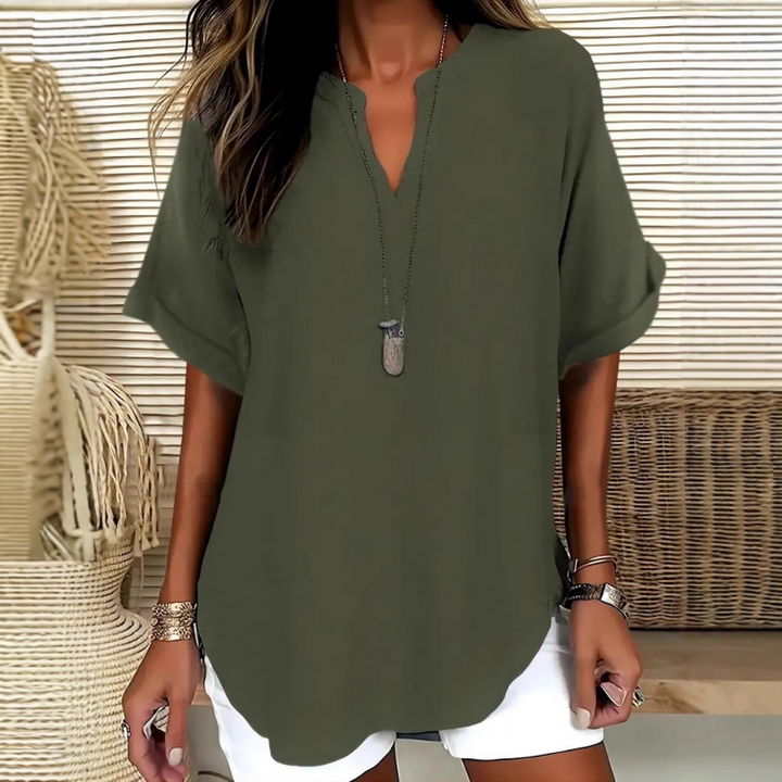 Navine | V-Neck Blouse