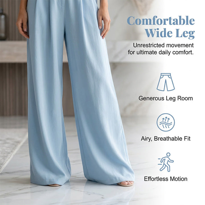 Maevra™ | V-Neck Wide-Leg Jumpsuit