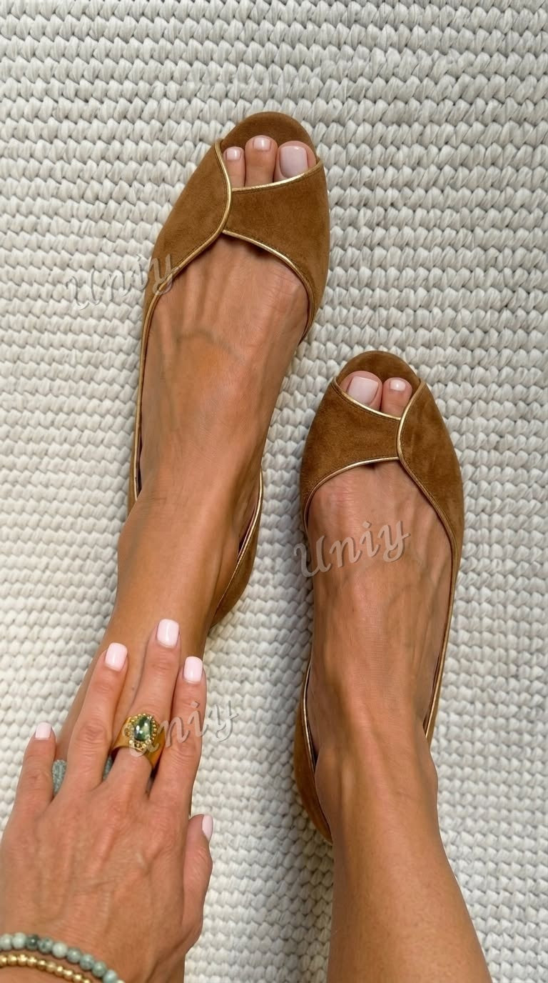 Pene™ | Women's Open-Toe d'Orsay Flats