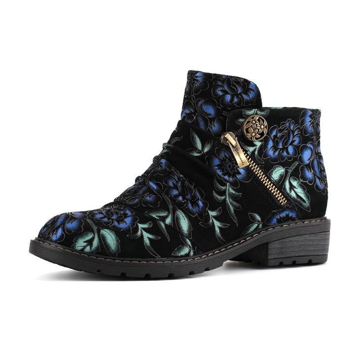 Korvaine™ | Floral Ankle Boot