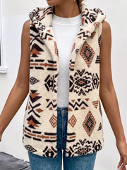 Wynstead™ | Hooded Aztec Sherpa Vest